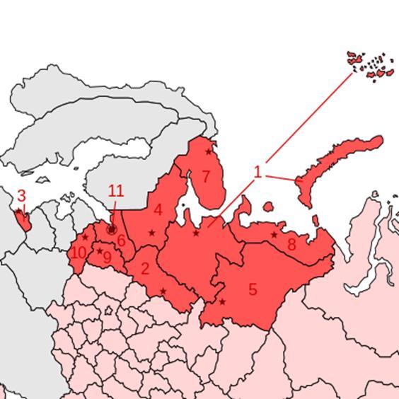 Northwestern economic region + Northern economic region + Kaliningrad economic region = Northwestern