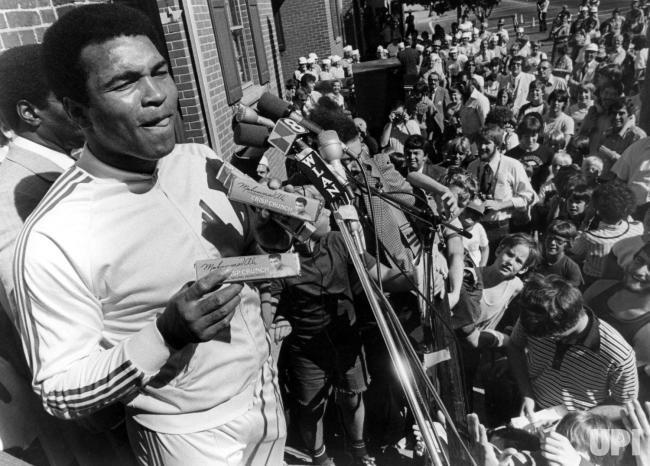 6 DID YOU KNOW...? 40 years ago, on August 21, 1978, world renowned boxer Muhammad Ali stood at the entrance of the Wilbur Chocolate Factory building on North Broad Street.