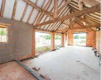 with en suite bathroom Bedroom two with en suite shower room Two further double bedrooms which share a Jack and Jill bathroom Triple cart barn Gardens and grounds Around 2.