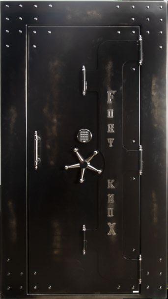 VAULT DOOR OUT-SWING All Collections Grow Fort Knox vault doors ensure all of your valuables are safe and secure. Available in two different sizes, each vault door is built from thick, hardened steel.