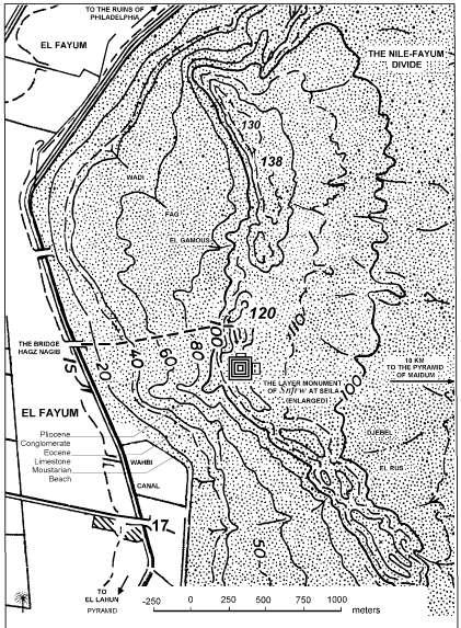 Contour Map of the Site of Seila