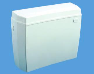 the cister. Dudley Acclaim Auto Cister body i high-impact polystyree. High-gloss fiish i white. 4.5 or 9 litre capacities.