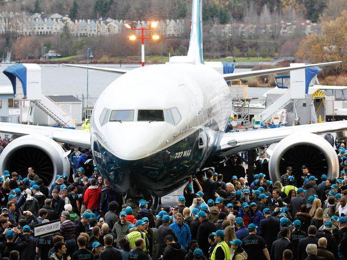 2015 Highlights Boeing rolled out the first 737 MAX Boeing rolled out its 737 MAX in December First flight is due in 2016 The 737 MAX series of aircraft has about 3,000 aircraft orders
