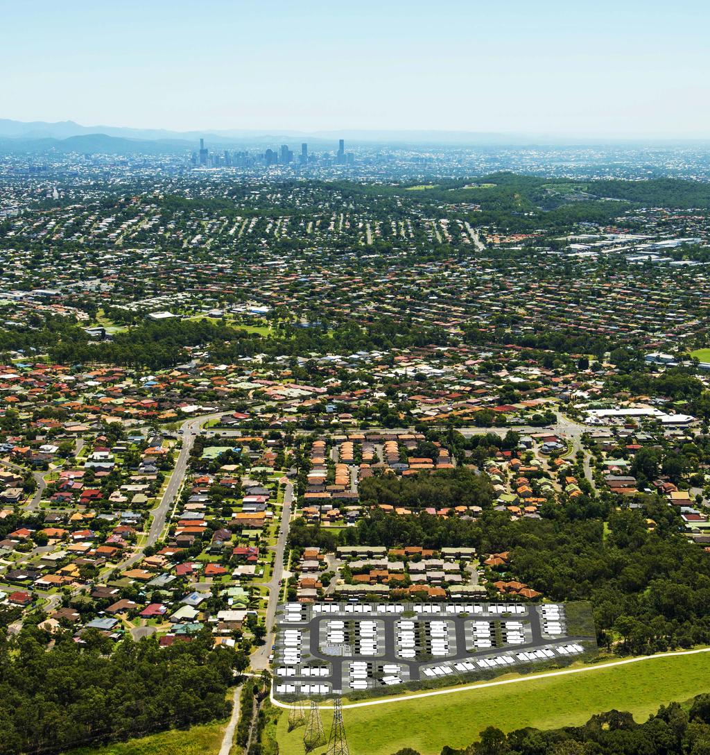 LOCATION Perfectly Placed Westfield Garden City 3.5km Goodstart Early Learning 500m Mansfield High School 2.9km Wishart Shopping Village & Medical Centre 900m Wishart State School 2.