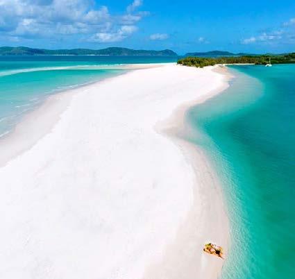 You will fly over the Whitsundays before arriving at Hardy Lagoon and transferring onto the Coral