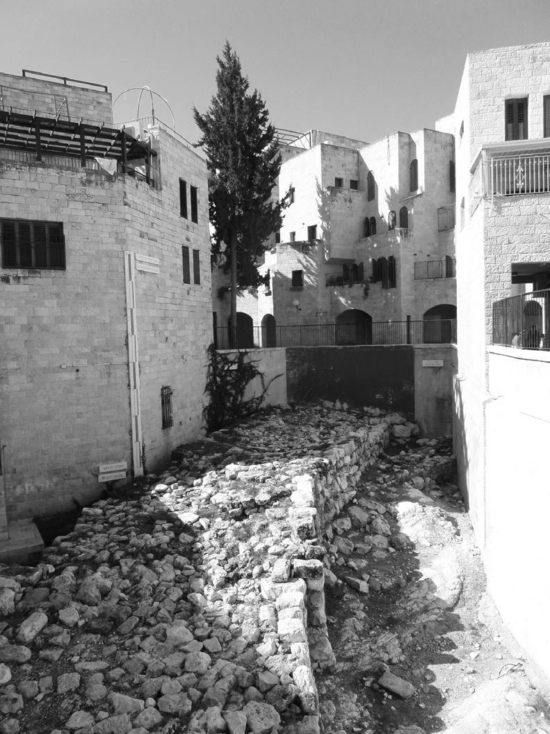 66 Cultural Heritage Figure 16. Broad Wall in Jewish Quarter, looking south. Photo by Katharina Galor. (miqva ot).