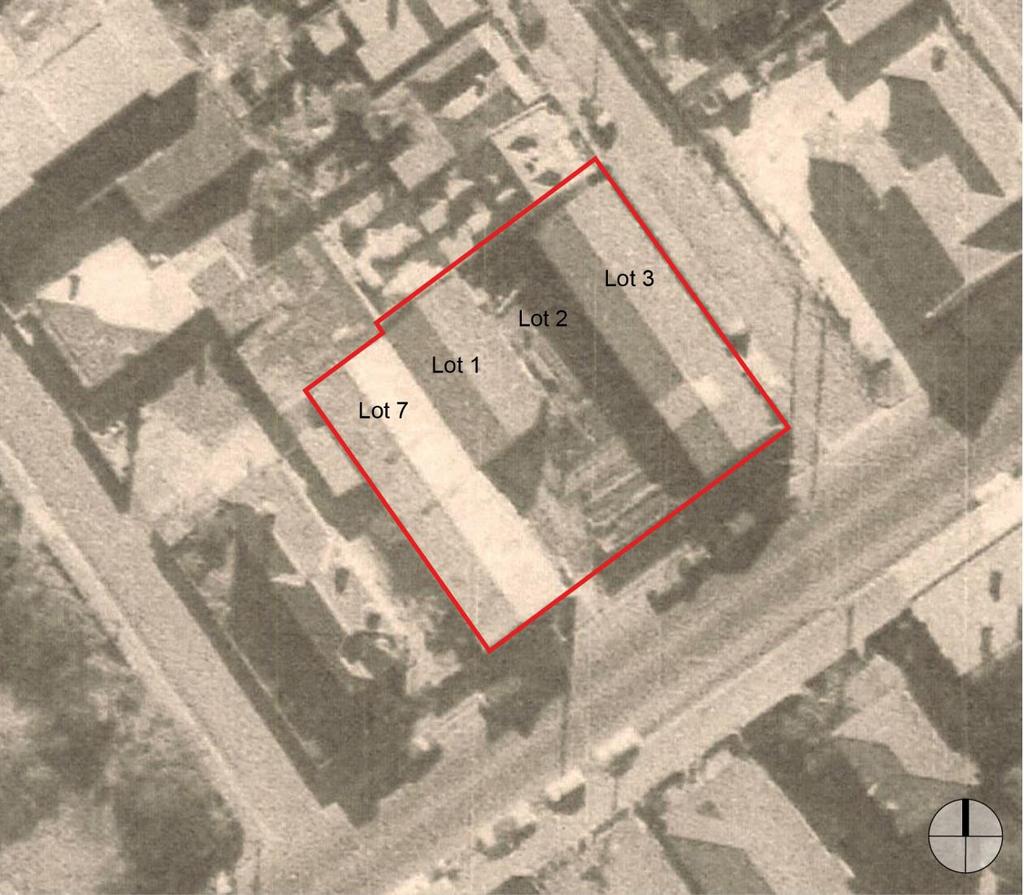 Figure 2.11 1961 aerial. There does not appear to be any changes since the 1955 aerial.