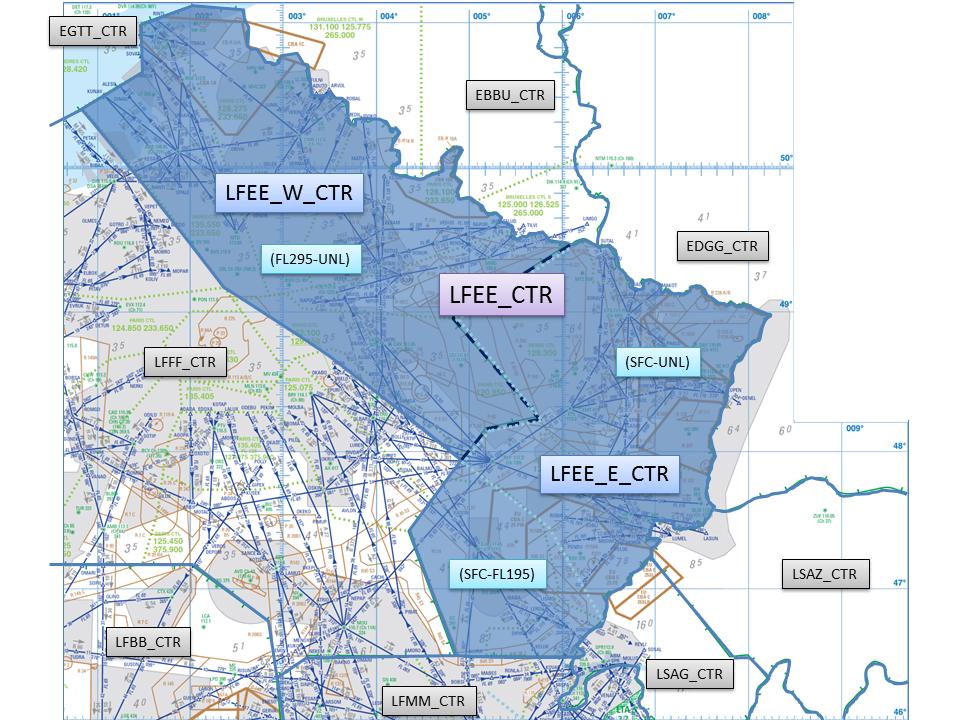 3. ATC units description The ATC unit in charge of FIR and UIR airspaces under the responsibility of Reims ACC is Reims Control and consists in only one primary sector (LFEE_CTR).