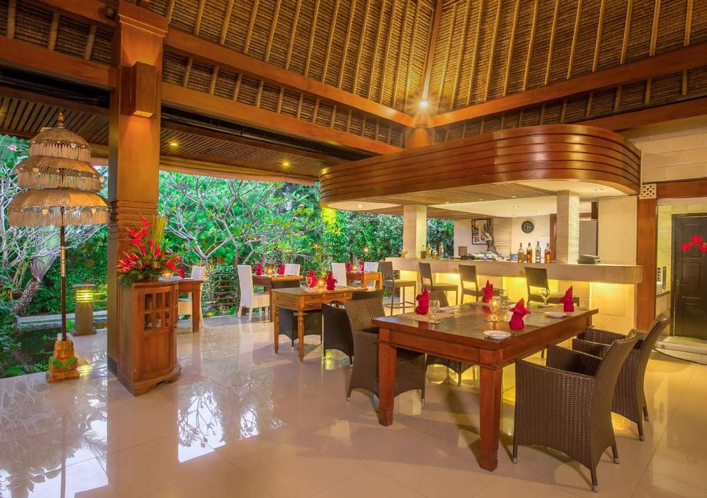 An authentic Balinese Cuisine serve in the famous of Seminyak.