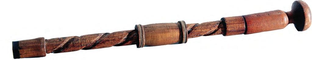 Philippines Hand Drill Fig. 59 Wood Philippines, 22½ This is a home-made copy of a push drill often called a Yankee Drill, made by the Stanley hardware company in the US and sold world-wide.