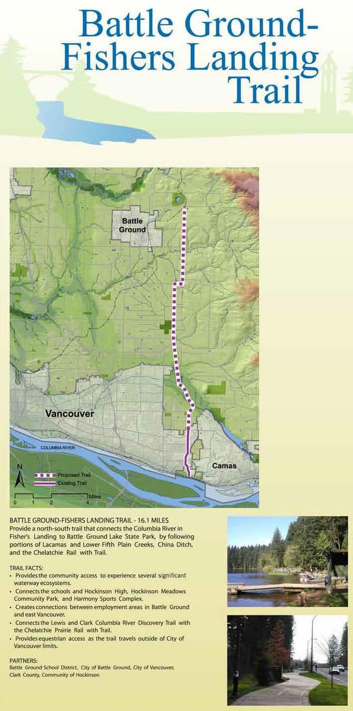 he planned network includes 37 regional trails: 20 in the Portland metropolitan area and 17 in Clark County.