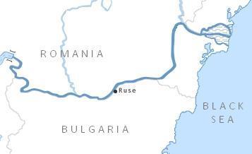 4. INTRODUCTION 4.1. Responsibility for waterway, institutions manage the navigational conditions The Bulgarian stretch of the Danube River is from km 845.650 to km 375.