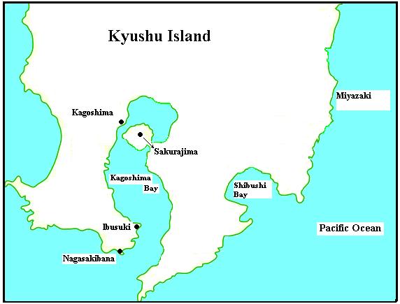 1.0 INTRODUCTION Kagoshima is located at the southwestern tip of the Kyushu Island, Japan (Figure 1). It is home of 180000 population. Kagoshima total area is estimated about 546.