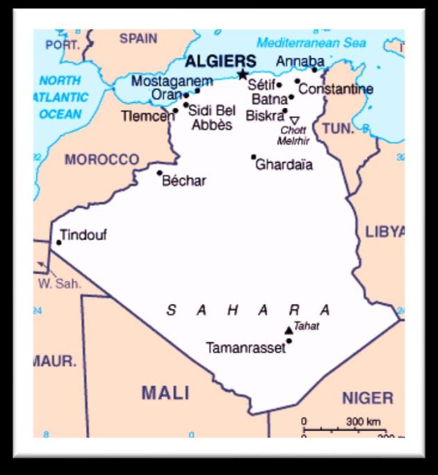 Snapshot of Algeria With a population of forty-two million people, political stability, and a growing economy, Algeria has emerged as one of the most attractive markets for U.S. trade and investment in the Middle East and North Africa.