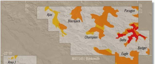 4 máää~ê~=fêçå=lêé=mêçàéåí PIOP wholly owned by FMS Located ~60km NW of Tom Price township; Contains a Mineral Resource of 1,042Mt @ 55.