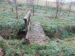 Alternatively use right of way to Fulton NT608178 Path west of Blacklaw Strip 70cm wide footbridge over burn As above Denholm to Hawick Most of this section is on a riverside path with steps, stiles,