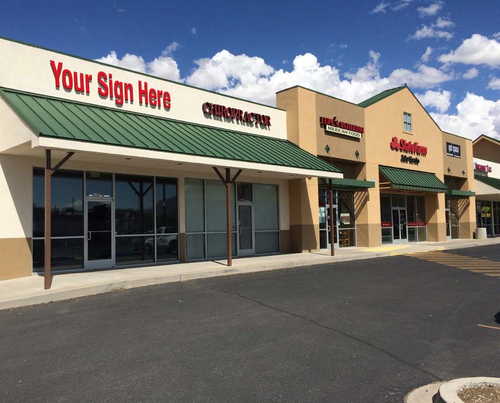 TURNKEY SALON JOIN Available: NEC Hwy. & NM 313 For Lease ±1,200 SF Turnkey Salon Lease Rate: $18.00 SF + NNN ($4.