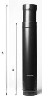 A B C Adjustable Pipes VADJ40 100mm (4") 350-550 550 No Door VADJ50 125mm (5") 350-550 550 VADJ60 150mm (6") 350-550