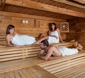 The warmth of the Finnish sauna has a special charm during the night, when a view of the shooting stars and glowing moon spreads through the