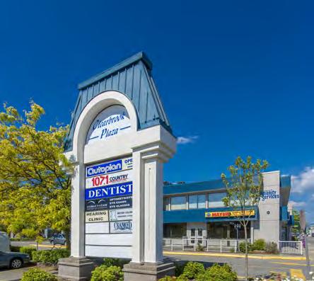 FOR LEASE > Clearbrook Plaza, Abbotsford, BC PROPERTY DESCRIPTION AERIAL Clearbrook Plaza is a landmark mix use office and retail centre with grade level customer parking.