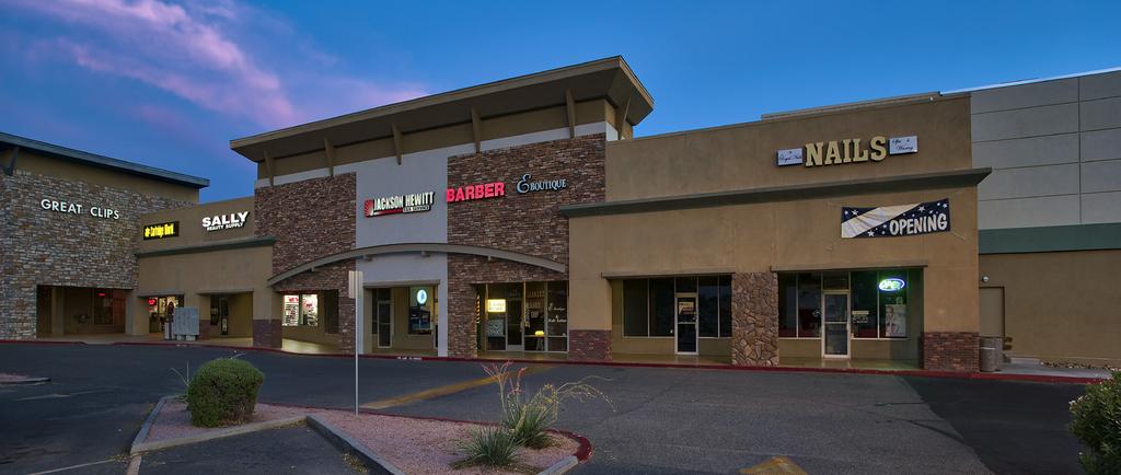 SHOP SPACE AVAILABLE FOR LEASE SEC 7th St & Bell Rd Phoenix, AZ PROPERTY DETAILS Join Hobby Lobby, Tutor Time, and a brand new Marshalls, with Michaels coming soon At the main retail intersection for
