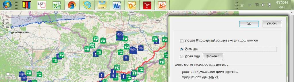 map was carried out that users can transfer from