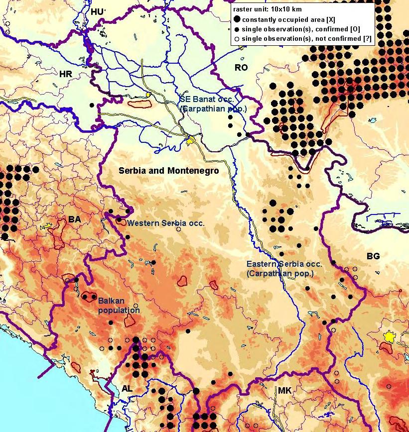 168 Serbia and Montenegro (SCG) Milan PAUNOVIC & Miroljub MILENKOVIC Area: 102 350 km² Forests & Woodland: 28.