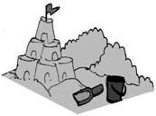 I am found on the beach. You can build castles with me. What am I?