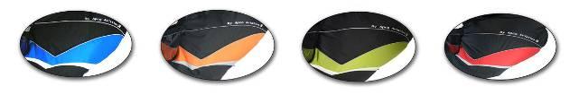 3. Harness Colors The RITMA is available in several Color combinations here are the options: Blue Orange Lime Red 4.