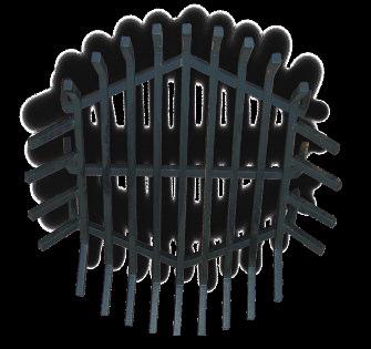 charcoal. Char Guard is a heavy duty steel mesh fitted and welded to the underside of the grate. Approx.