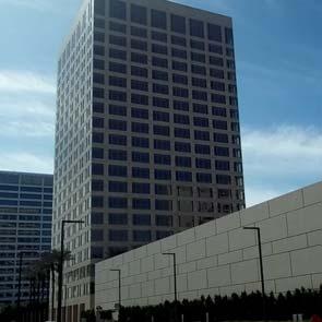 670 Newport Center Drive is the adjacent 8-Level parking structure (four