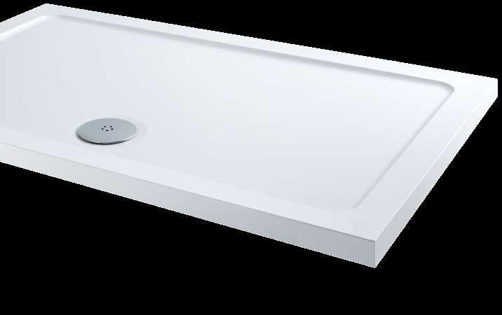 Available in Flat Top and Upstand options the Low Profile tray lends itself to the latest bathroom trends and achieves all