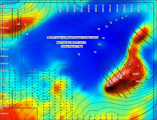 Australia Targeting IOCG (Olympic Dam style) mineralisation under cover Two large magnetic