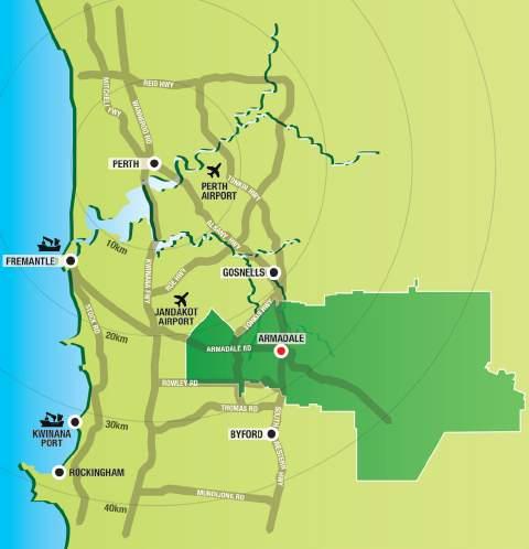 Introduction Armadale is the second fastest growing local government area in Western Australia, with a current population of 76,000 and projected population of 182,000 by 2031.