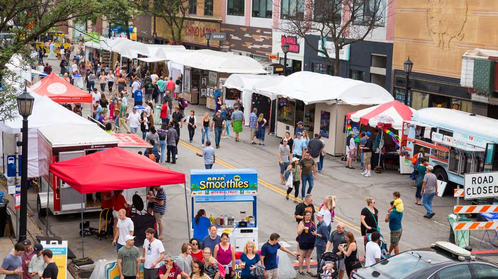 The Uptown Art Fair is the second largest event in Minnesota, second