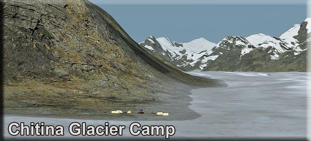 Chitina Glacier Camp (Map #3) Chitina Glacier Camp - N61 05.69 W141 08.94 Alt: 4389 Starting Point (Ski, Tundra, Heli) N61 05.68 W142 08.