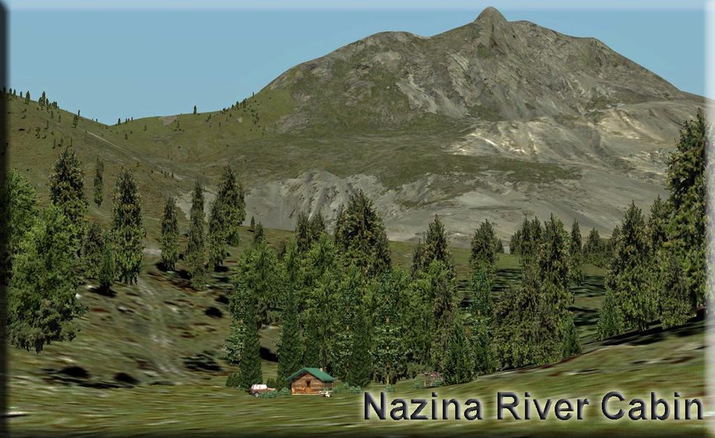 Nazina River Cabin (Map #15) Nazina River Cabin - N61 22.53 W142 45.20 Alt:1404 Tundra Starting Point: N61 22.51 W142 45.