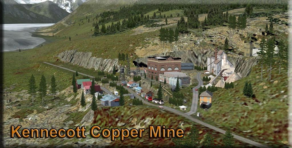 Kennecott Copper Mine (Map #10) Kennecott Copper Mine - N61 29.08W142 54.23 2010 Starting Point (Tundra) N61 29.25 W142 53.