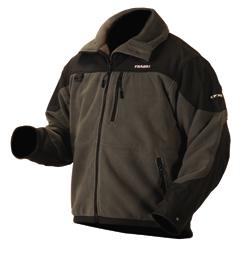 FXE windproof FLEECE JACkET FXE WINDPROOF FLEECE jacket Laminated windproof fleece with taslan nylon protective overlay in collar,