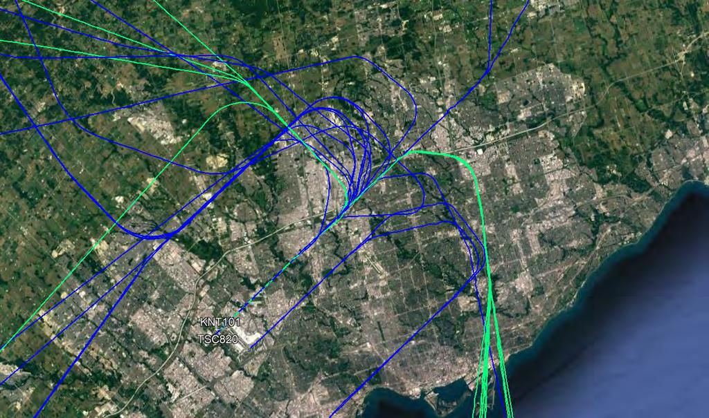Runway 23 nighttime arrivals Day + night traffic sample Noise analysis suggests that 112,000 fewer people will be affected by noise levels