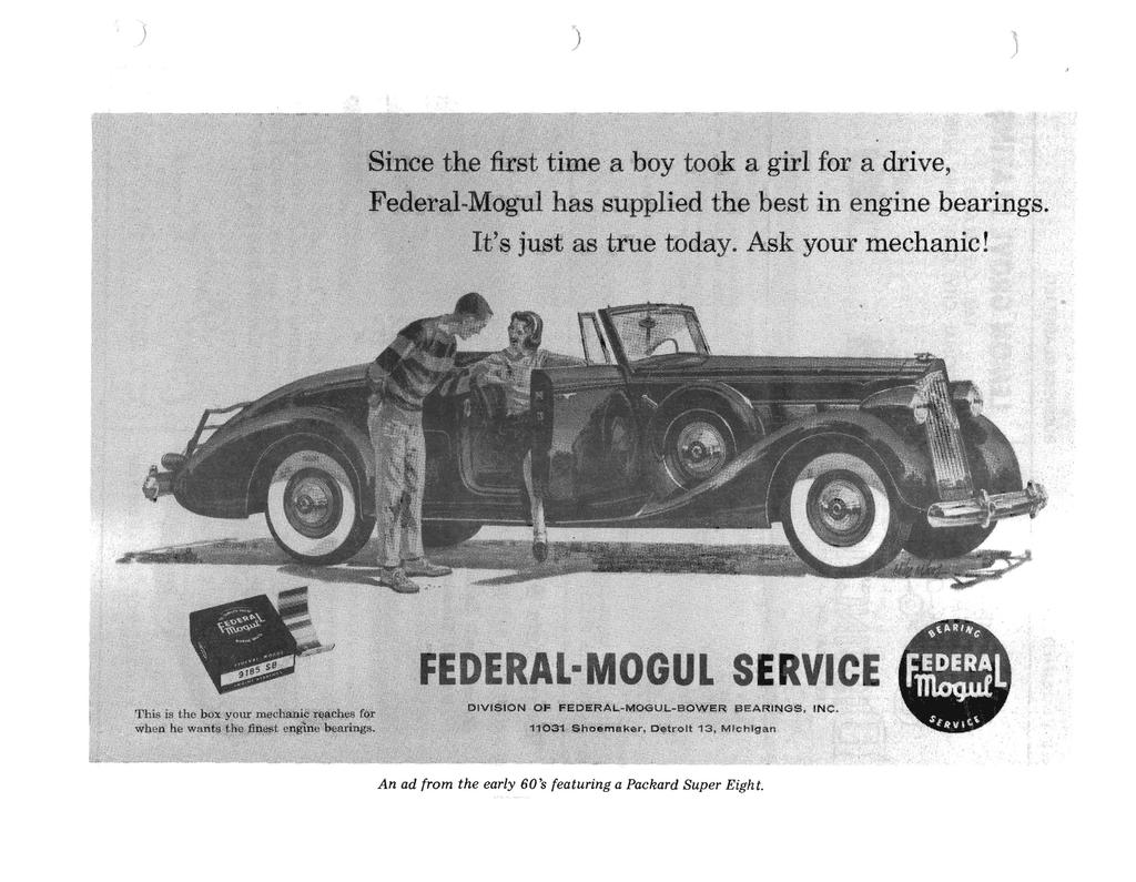 ) An ad from the early 60's