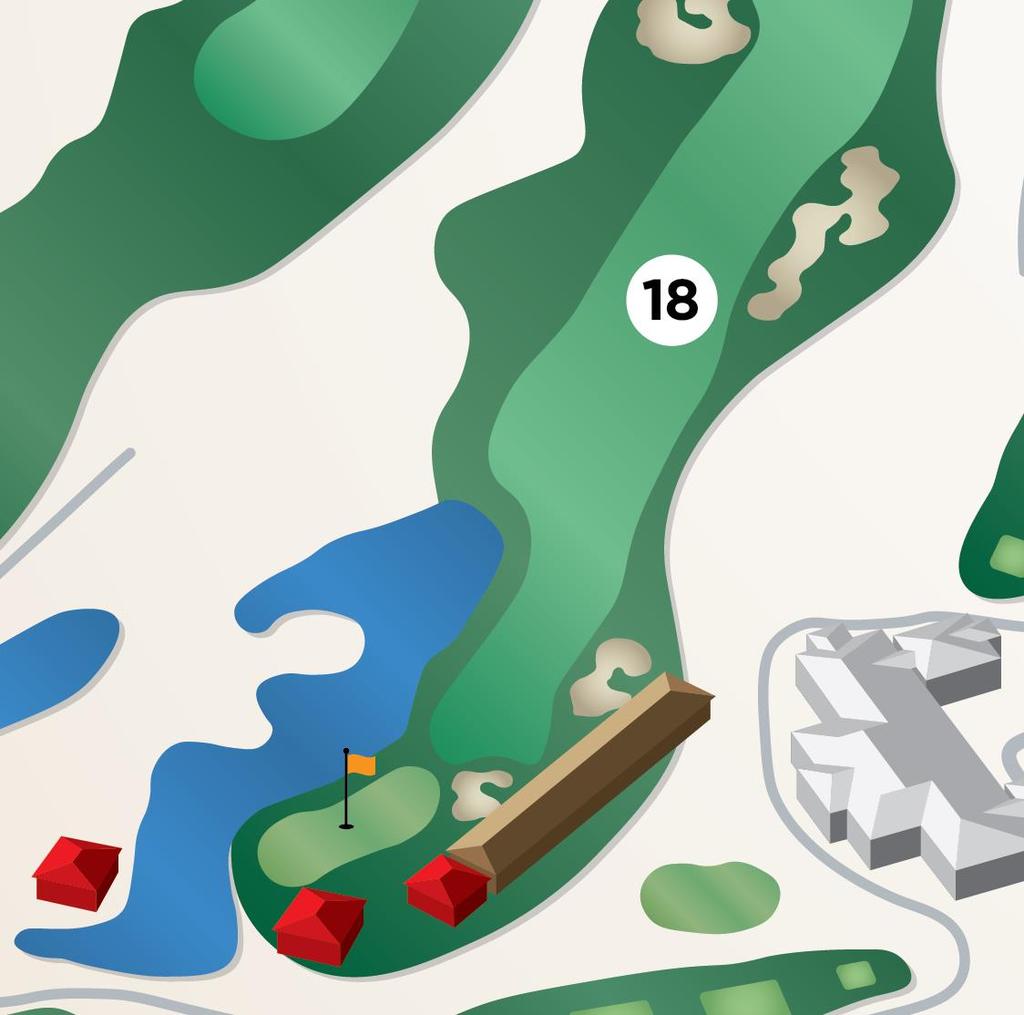 Course Map - Overview Chalet Locations (Currently 18G & 17G)