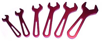Wrenches are designed to tighten the female attaching "B" nut connection without damaging the finish. Usually supplied in RED. Koul Tool -4, -6, -8 AHT1 $74.00 Koul Tool -6, -8, -10 AHT3 $79.
