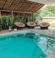 EXCITING PROGRAMS AND SPA SENSATIONS Beachfront in the gated community of Playacar, 7 minutes from Playa del Carmen and 45