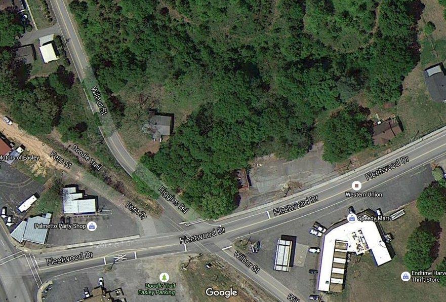 A small park more than one acre is being planned at the Fleetwood Drive terminus of the Doodle Trail the former Pickens Railroad line from Easley to Pickens that has been given over to recreational