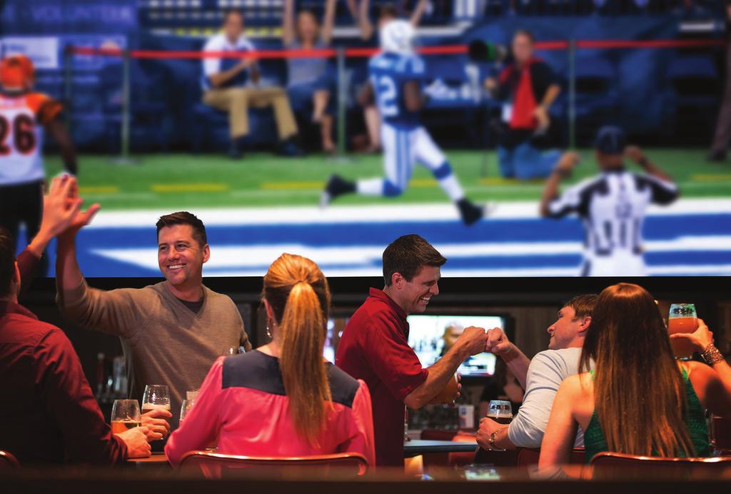 EPIC Give your group the ultimate sports bar experience.