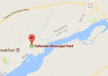 Bishop s Falls Fallsview Municipal Park Park #886543 Partial sites. 15/30 AMP. Picnic table.
