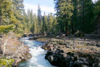 Prospect, OR (541) 560-3400 Natural Bridge Campground stretches along the scenic Upper Rogue River, with majestic conifers creating pleasantly shaded sites and privacy between campsites.