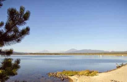 Spectacular lakes, peaks and old-growth forests set the backdrop for individual or family camping excursions. From Bend, go west on the Cascade Lakes Scenic Byway, which becomes Forest Road 46.