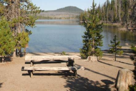 Bend Little Fawn Campground Park #8866208 Restrooms Rate: $16 Bend, OR (541) 383-4000 Elk Lake Deschutes National Forest Biking, hiking, fishing, swimming, boating Little Fawn Group Camp, located on